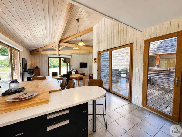 Maison en bois de plain-pied