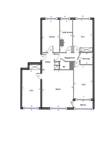 Appartement à vendre 4 pièces 70,61 m² Franconville