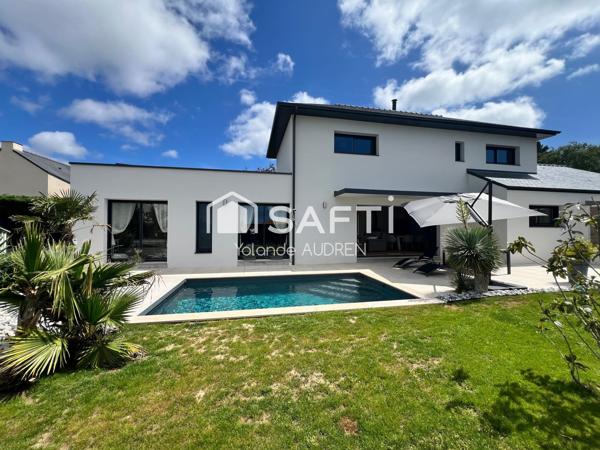 La Baule, villa moderne avec piscine et spa, 4 ch