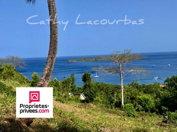 Terrain d'exception vue mer et ilets - Bouillante