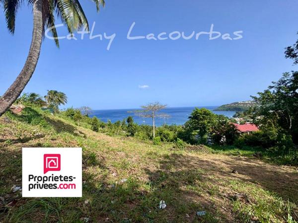 Terrain d'exception vue mer et ilets - Bouillante