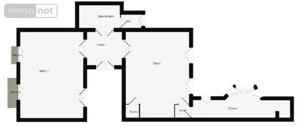 Achat - Appartement Angers 49100 2 pièces 82 m 2 360 m 2