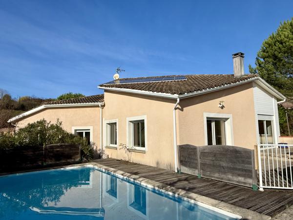 Coup de cœur – Villa avec piscine sur les hauteurs de Villeneuve-sur-Lo