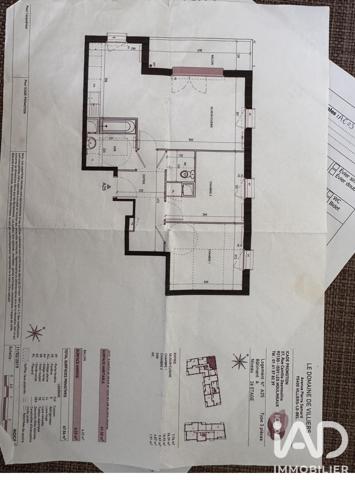 Appartement à vendre 3 pièces 61,92 m² Villiers-le-Bel