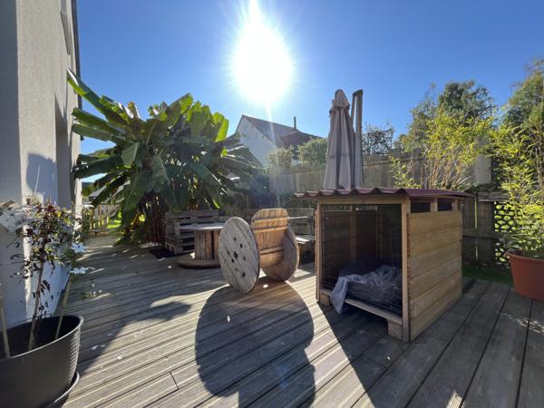 Honfleur (14600) HONFLEUR - Maison récente 125 m² - 5 pièces - 3 chambres - Garage - Jardin 1 120 m² - Bureau - Terrasse - Lumi