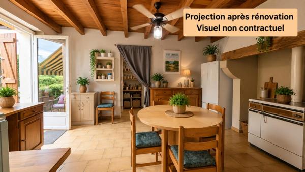 Maison 145m² - 3 000 m² de terrain - dépendances