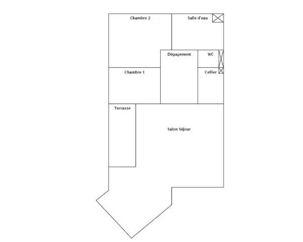 Location appartement 3 pièces de 70.37m²