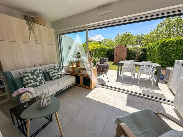 Grand studio cabine de 35m² avec terrasse et jardin