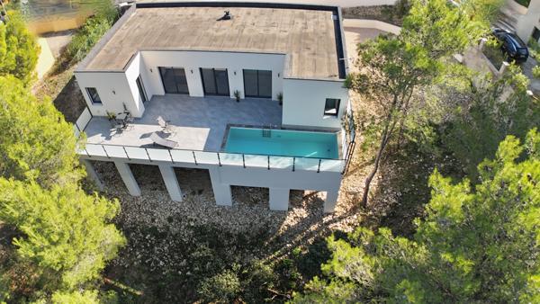Beaucaire (30300) Villa Contemporaine de 2024 - Vue Panoramique exceptionnelle