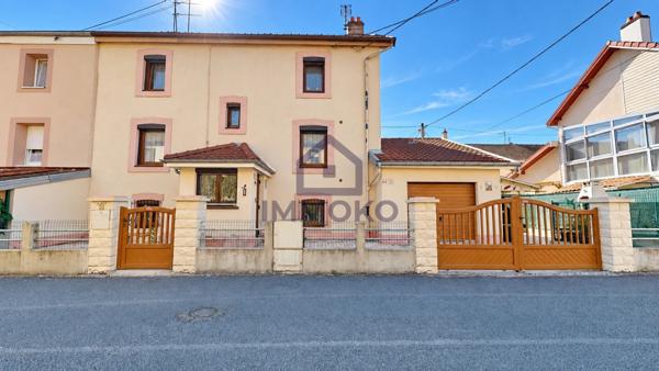 Charmante maison mitoyenne F4 avec garage et jardin à Mandeure Maison F4 mitoyenne - 88 m² - Jardin & Garage