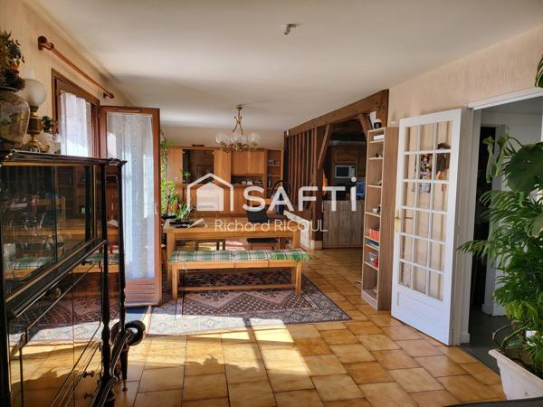 Maison Cabourg 6p, 4ch, 1 bureau-Au calme-1km du centre