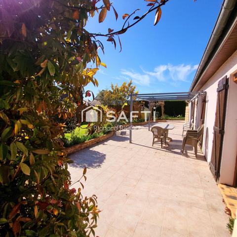 Maison Cabourg 6p, 4ch, 1 bureau-Au calme-1km du centre