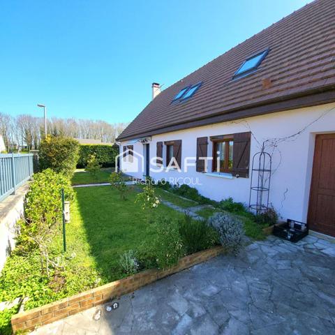 Maison Cabourg 6p, 4ch, 1 bureau-Au calme-1km du centre