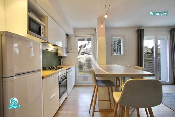 MONTPELLIER SAINT-MARTIN - TRES BEAU T2 DE 43 M2 AVEC JARDIN, CAVE ET PARKING PRIVATIF