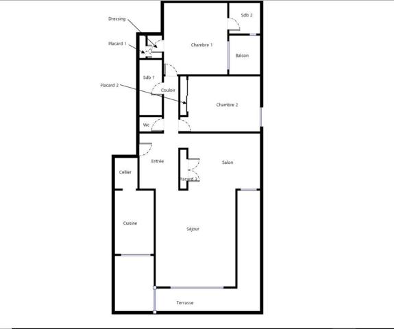 4p 104 m² + terrasse, vue mer, garage et cave