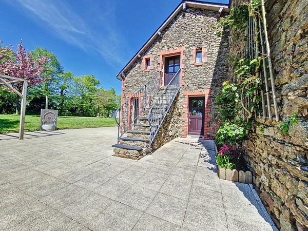 Maison à vendre à Saint Herblon, longère en pierres, campagne, 4 chambres, jardin arboré