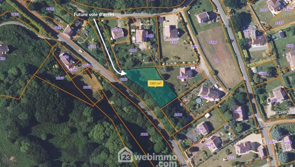 Terrain à bâtir 1091 m² à Trédrez-Locquémeau 22300