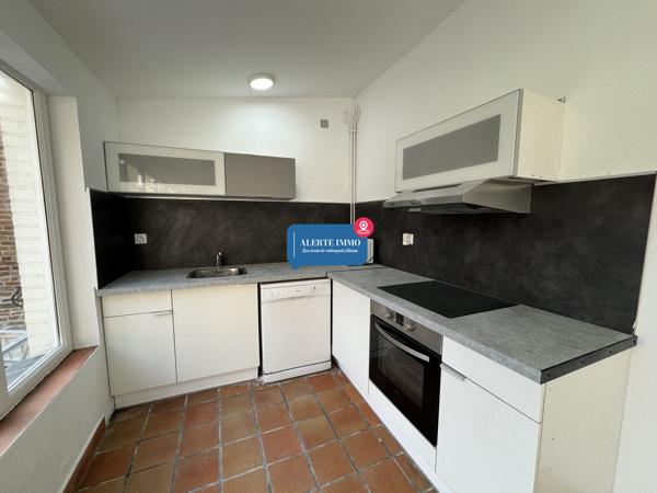 VIEUX-LILLE: location T5 duplex de 122 m2 renové avec jardin + 1 place de stationnement et 1 cave