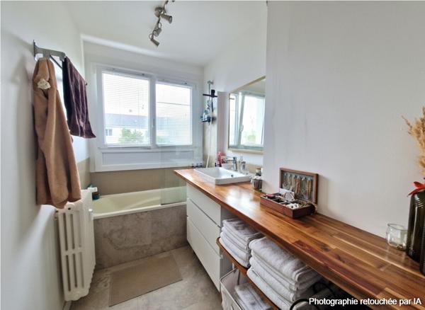 appartement T4, 70m², dernier étage