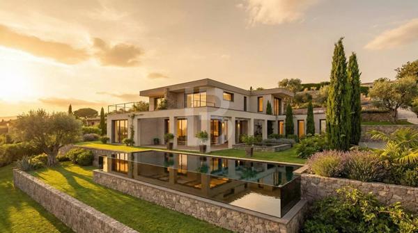 À VENDRE – Terrain constructible avec permis purgé à Opio