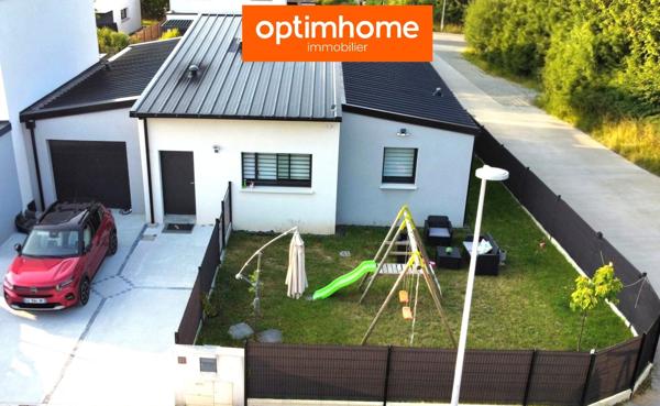 Maison de plain-pied – 3 chambres – DPE A – Proche zone commerciale Nord de Redon