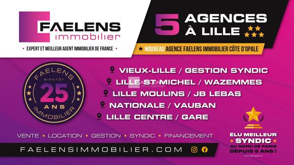 Appartement T3 à Lille - Réf. cgmo1188