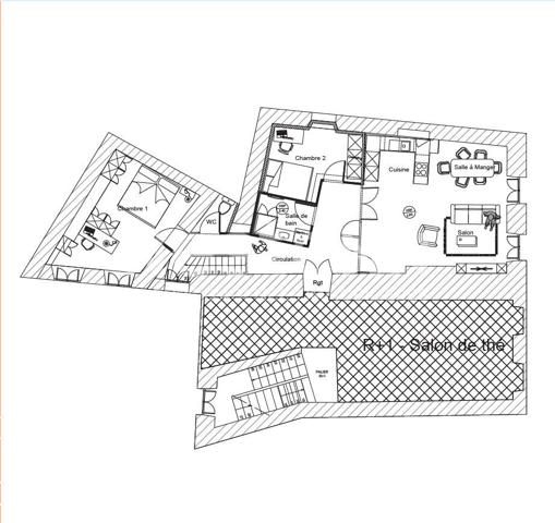 Landerneau - Appartement T3 rénové de 75m²