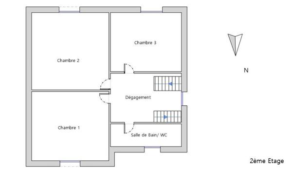 Belle meulière de caractère avec 6 chambres et jardin