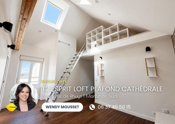Appartement  T2 atypique esprit loft au coeur de la Presqu'île de Rhuys