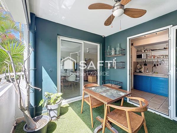 T3 en duplex – Centre-ville Saint-Pierre – 2 parkings