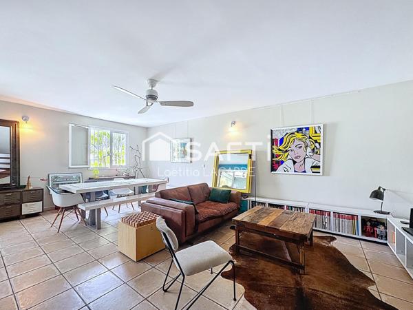 T3 en duplex – Centre-ville Saint-Pierre – 2 parkings