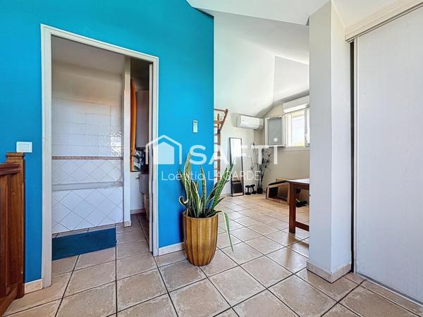 T3 en duplex – Centre-ville Saint-Pierre – 2 parkings