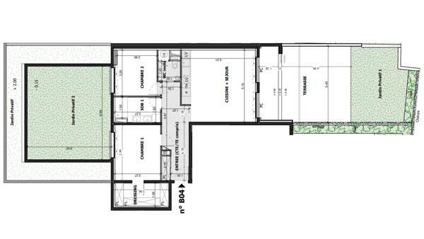 Appartement à vendre 3 pièces 78 m² Èze
