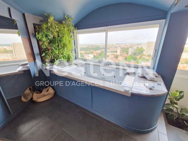 Appartement Toulouse 31300 Loves rooms vue imprenable 85m² dernier étage Saint Cyprien