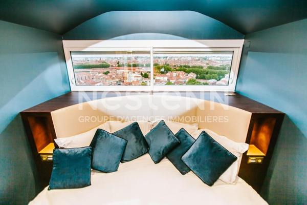 Appartement Toulouse 31300 Loves rooms vue imprenable 85m² dernier étage Saint Cyprien