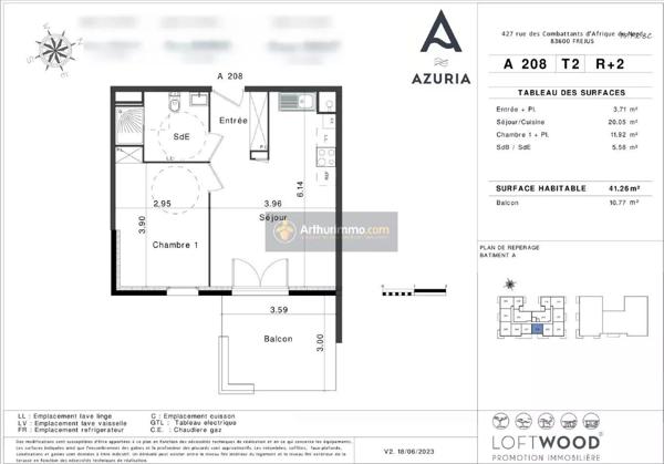 Location Appartement 2 pièces 41 m2 à Fréjus