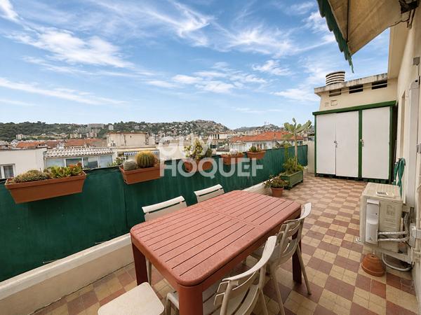 Appartement 2 pièces à louer au dernier étage avec vue dégagée à Nice Musiciens