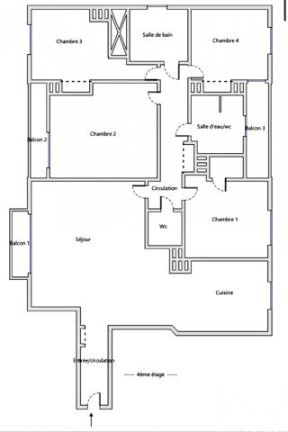Appartement à vendre 5 pièces 105,05 m² Vitry-sur-Seine