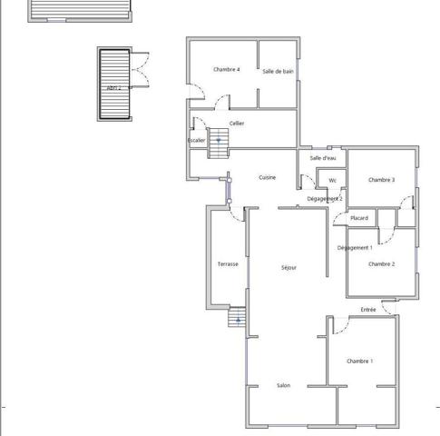 À vendre - Maison ancienne, 5 pièces située à Baudrex (64800)