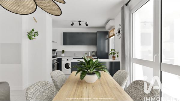 Appartement à vendre 3 pièces 62,29 m² Marseille 10
