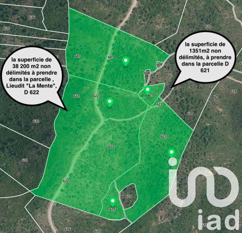 Terrain à vendre 118 021 m² Vidauban