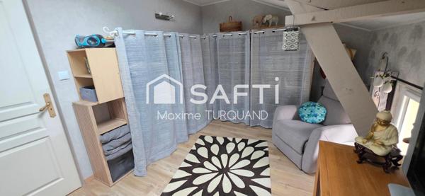 Maison 180m² 3/4 chambres, 913m² de terrain+ garage.