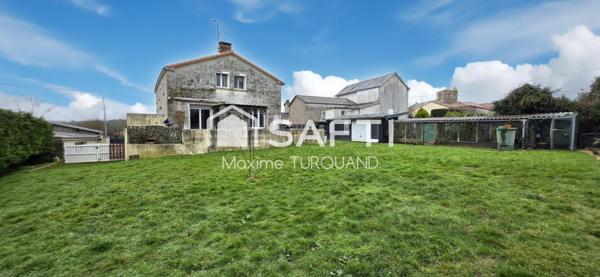 Maison 180m² 3/4 chambres, 913m² de terrain+ garage.