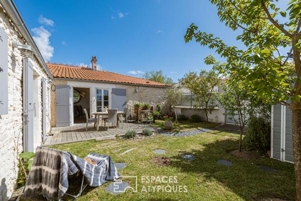 Ancien chai transformé en havre de douceur