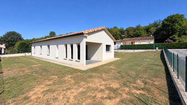 Maison T4 de plain pied avec garage à 5 minutes de CAHORS