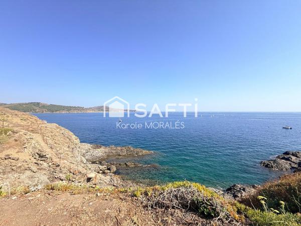 BANYULS-SUR-MER, VILLA DE 140M2, VUE BAIE ET CAP BEART, DANS RESIDENCE SECURISEE, A 2 MIN D UNE BELLE CRIQUE