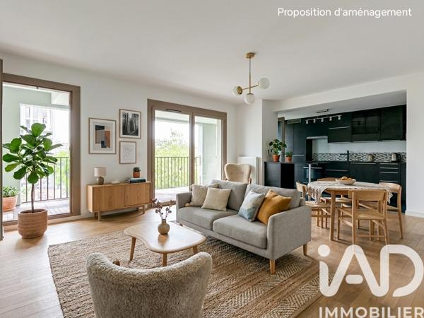 Appartement à vendre 3 pièces 63,07 m² Lyon 8