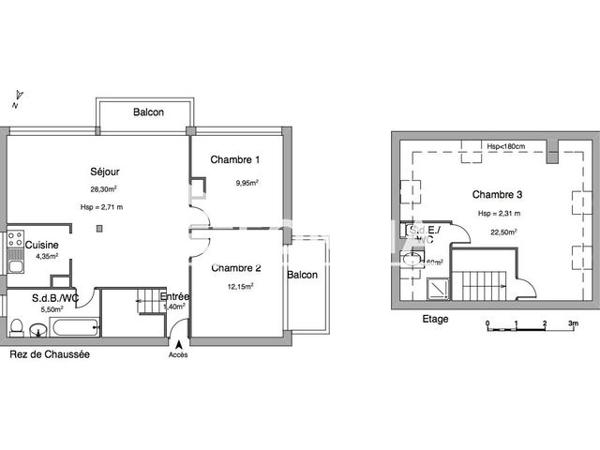 Location Appartement 4 pièces 87.8 m² - 2 RUE DE NANCY Le Havre 76600