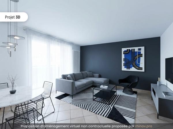 Appartement à vendre |  Décines-Charpieu |  2 pièces | 53 m²