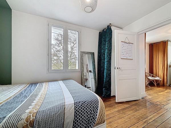 QUARTIER PAUL BERT - TOURS - Maison rénovée 5 pièces 68 m2 avec 2 chambres, jardinet et terrasse